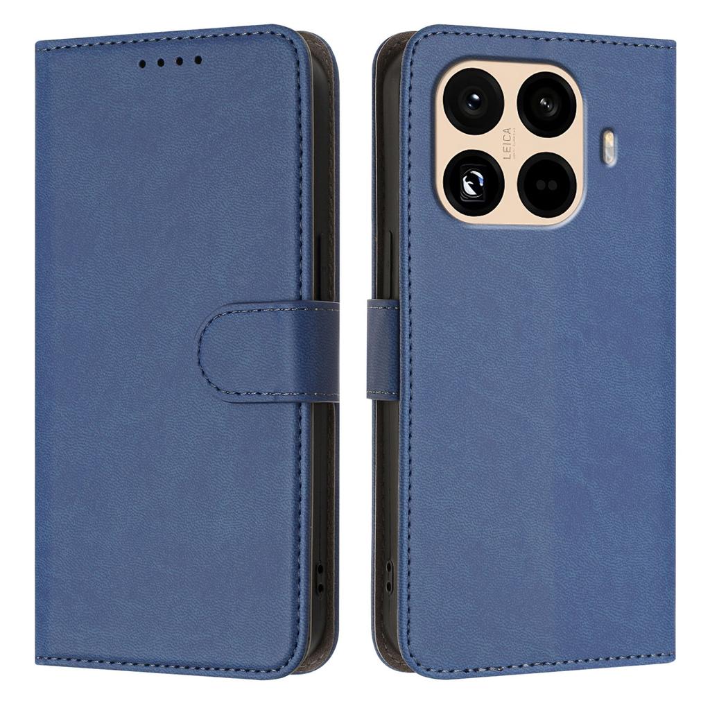 For Xiaomi 15T Pro Leather Case Solid Color Phone Cover with Wallet