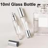 10Ml Double-Headed Perfume Glass Bottle Rolling And Mist Spray Aluminum Nozzle Glass Bottles Refillable Empty Fragrance Atomizer