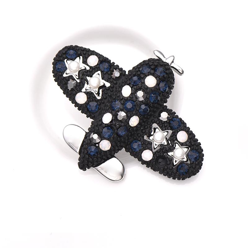 

Милые мультяшные броши-самолеты для свитера, корсаж, пин для пальто, хрустальный значок, аксессуары для броши