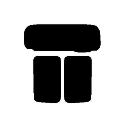 Sete películas de revestimento rígido Suzuki Jimny JB64W JB74W Conjunto traseiro Película para carro Dark Smoke Co., Ltd. Pré-cortado de 2 camadas