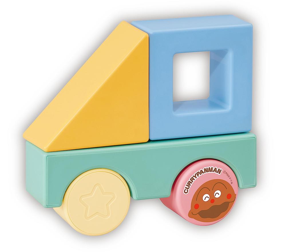 AGATSUMA Anpanman Nature's Blessing: Rice-Made Building Blocks DX (Ages 0+)