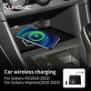 Car 15W Wireless Charger For Subaru XV Impreza 2018- Phone Charging Board Decoration Central Control Phone Holder