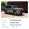 Air Conditioning Filter For Lexus LX570 J200 MK3 2008~2024 2010 2013 2015 2016 2017 2018 87139-50100 87139-06060 Car Gadget Auto
