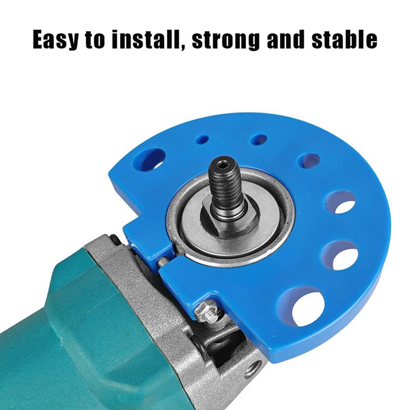 1Pc Drill Bit Sharpener Grinding Drill Bit Holder Angle Grinder Drill Bit Sharpener Grinding Attachment Precision Drilling Brack