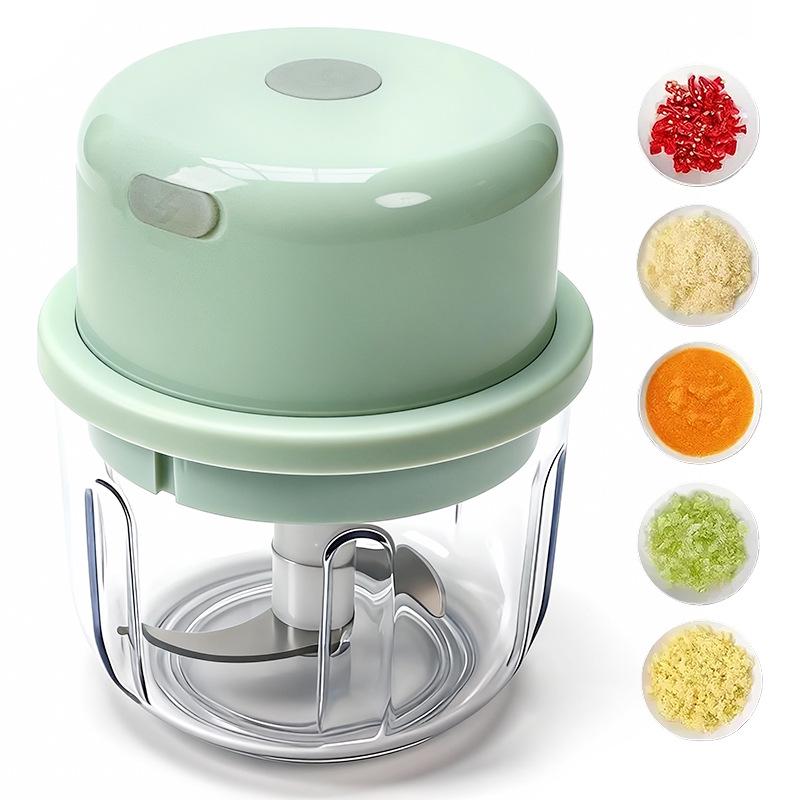 Wireless Electric Garlic Chopper & Masher, 450ML - Garlic Paste Maker and Presser for Home Use