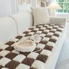 Korean Hand-Spliced Steamed Bread Cushion Sofa Cushion  New Non-Slip Seat Cushion Simple Modern Bay Window Cushion Cover Cloth