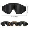 Tactics Goggles Airsoft Paintball Ski Anti-Dust Anti-Fog Eye  Glasses