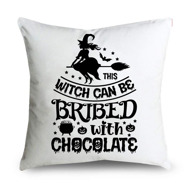 Easter Happy Halloween Horror Pumpkin Print Pattern Cushion Cover Home Living Room Sofa Decoration Pillow Cover