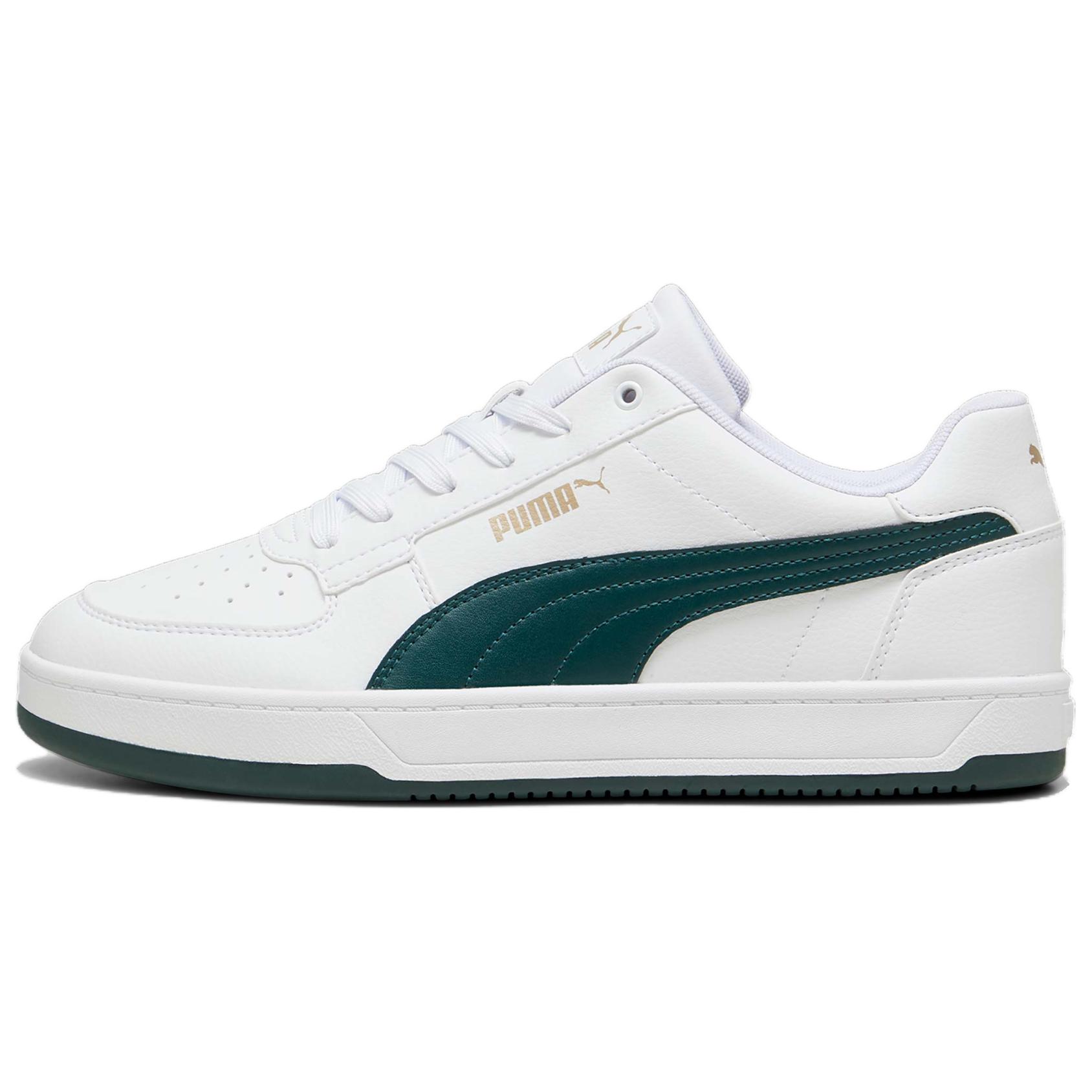 

PUMA Caven 2.0 Balance Low Top Skateboard Shoes Unisex White Green 35.5