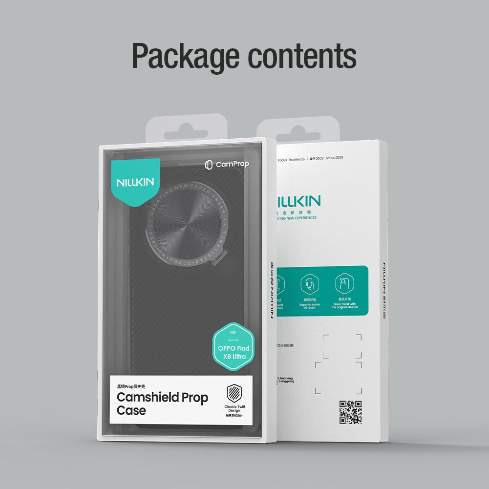 NILLKIN For OPPO Find X8 Ultra Phone Case CamShield Prop Camera Protection Back Cover