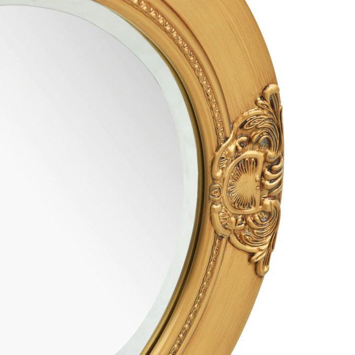 VidaXL Wall Mirror Baroque Style 50 Cm Gold 320345