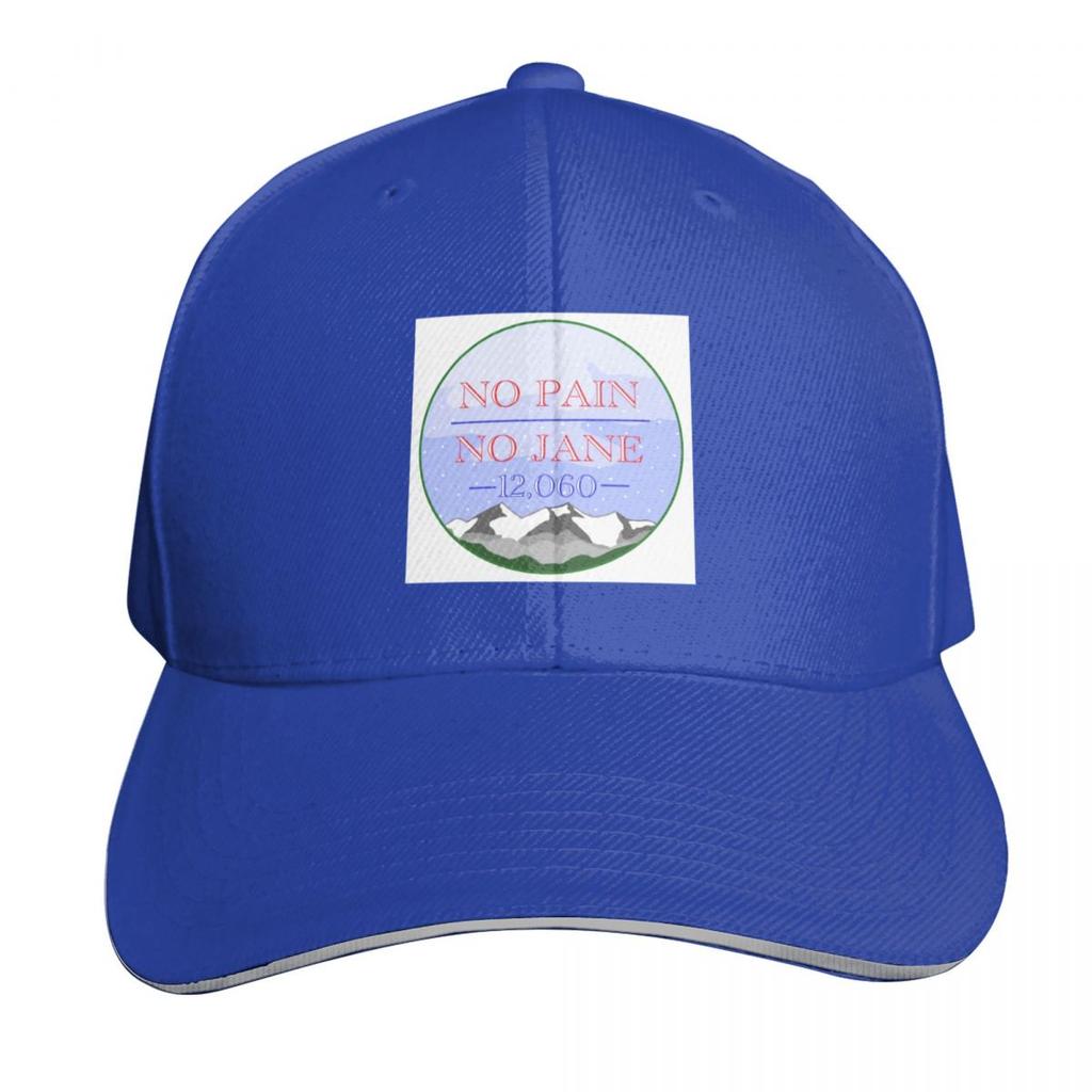 No Pain No Jane Baseball Cap luxury Women cap Golf Cap Beach Bag Rave Baseball Unisex Womens