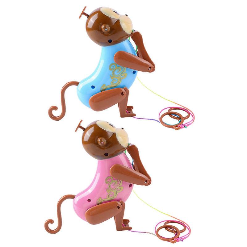 Cute Rope Climbing Monkey Clockwork Toy Collectable Souvenir Desk Toy Wind Up Animal Toy Toddler Favor Interactive Gift