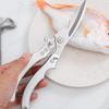 Multipurpose Stainless Steel Chicken Bone Scissors with Aluminum Handle
