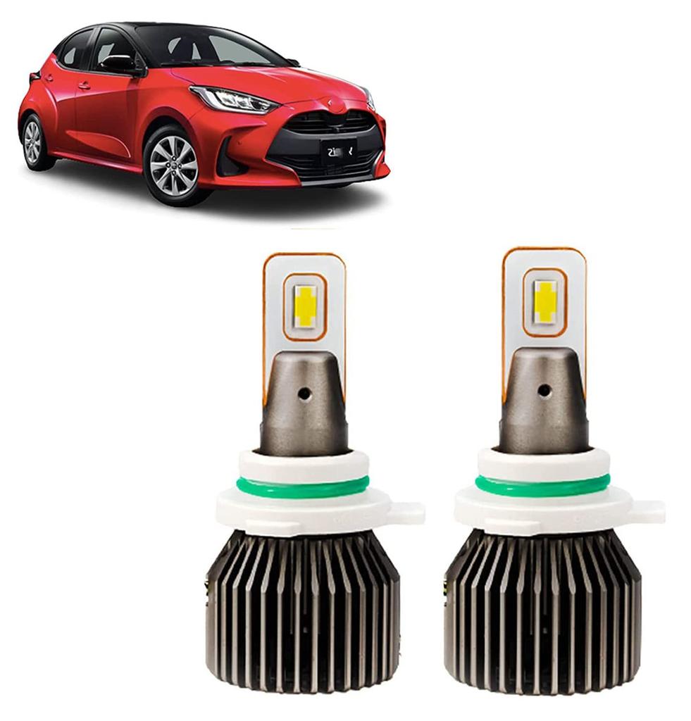 HYUGA LED Headlight HIR2 9012 for Toyota Yaris 2020 TOYOTA YARIS Halogen Specification Car LED Light 12V 24V Compatible 6000K White White 4200LM 2