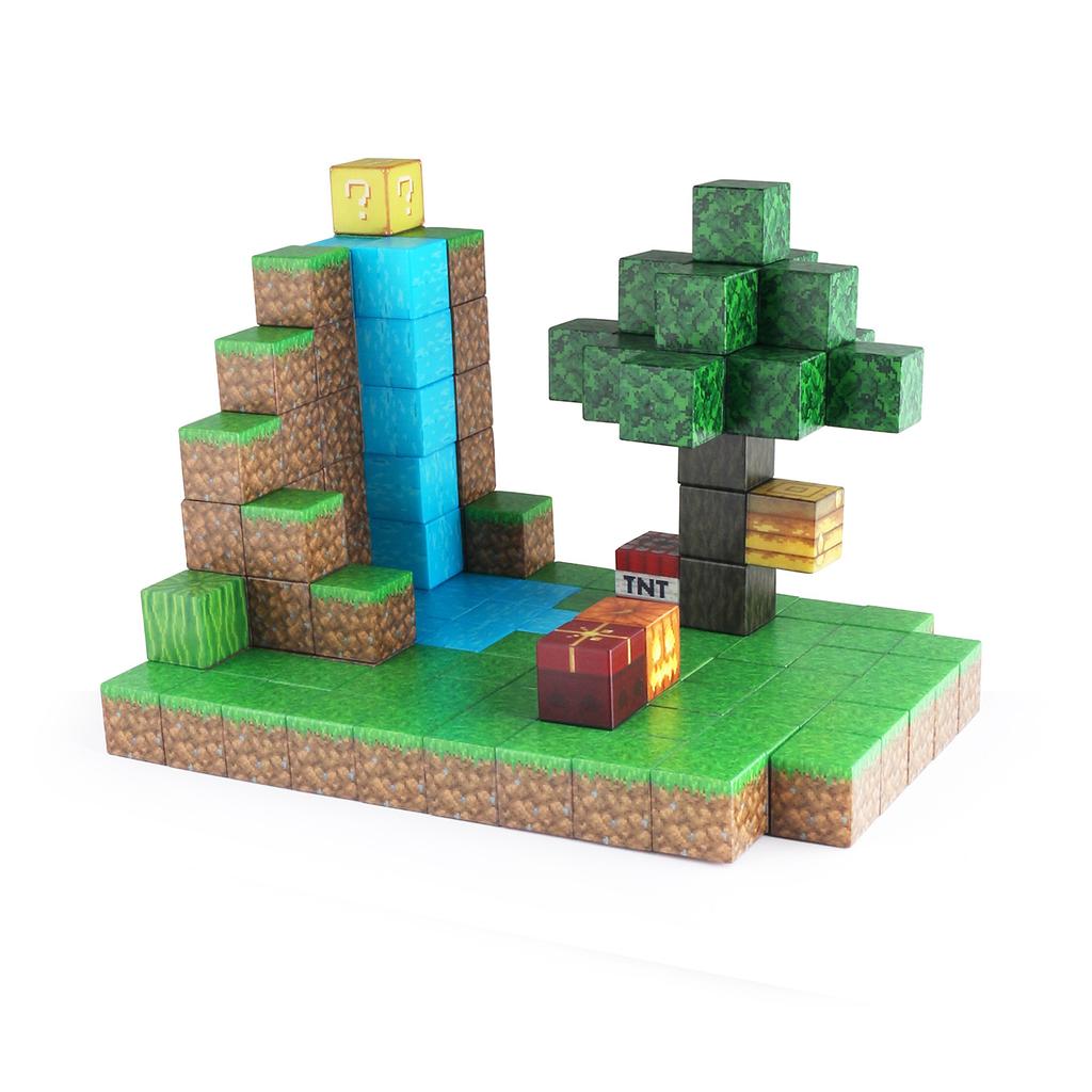Pixel World Magnetic Building Block Assembly Toy Decompression Children'S Educational Toys 25Mm Size