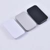 1PC Mini Iron Box Slide Cover Storage Box Wedding Jewelry Pill Cases Portable Tin Boxes Container Home Storage