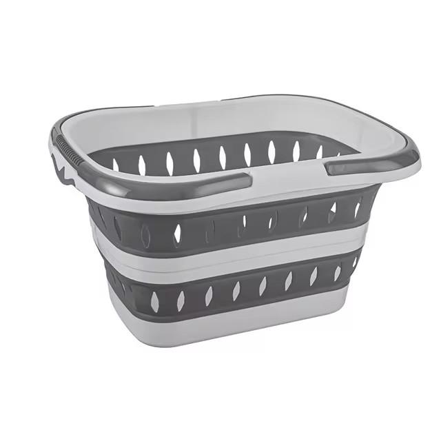 

Пластиковая складная корзина для белья, контейнер для грязной одежды, ведро для стирки с ручкой, сортировщик ведер для хранения, корзины для ванной комнаты