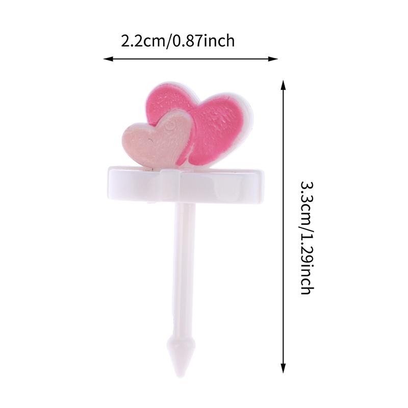 New Kids Fruit Picks Needle Stick Toothpicks Mini Creative Fruit Cake Dessert Food Forks Lunch Box Decor Bento Accessories