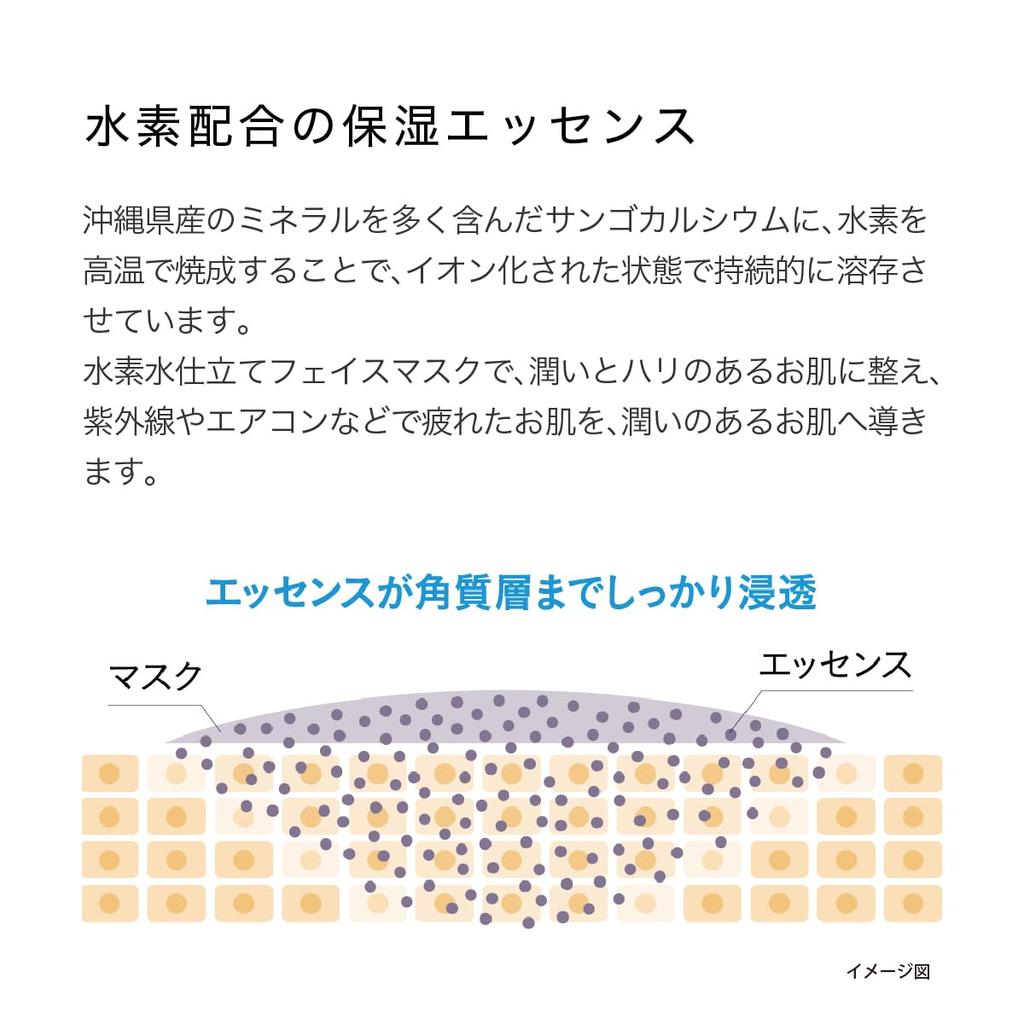 essence HYDROGEN SKINMASK A face mask made with hydrogen water Hydrogen Skin Mask [Beauty mask] [10 sheets]