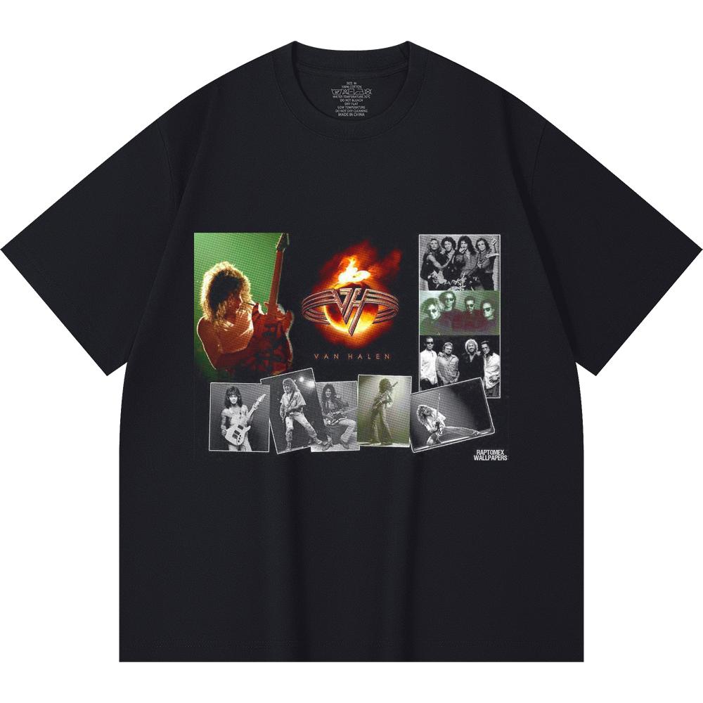 Tricou Heavy Metal 230 Gsm 100% Bumbac Imprimeu Trupă Rock Muzică Populară Tricou Unisex din Bumbac Gros