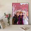 DIY Diamond Painting Elsa and Anna Cross Stitch Kit Mosaic Art Diamond Painting Full Circle Diamond Home Decoration