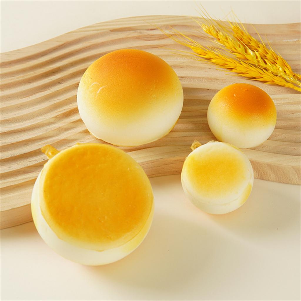 Squishy Realistic steamed bun Simulated Bread Model Fake Chinese Mantou Soft Slow Rising Toy Funny Gift Creative Birthday Gift
