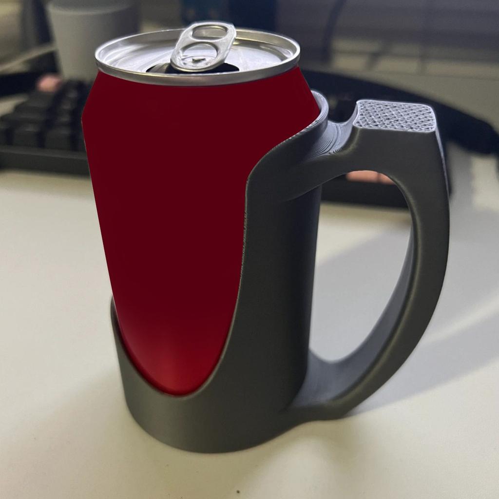 Smukły uchwyt na puszki z ergonomicznym uchwytem Uchwyt na napoje Wielokrotnego użytku uchwyt na napoje energetyczne Akcesoria do napojów w puszkach Trwały