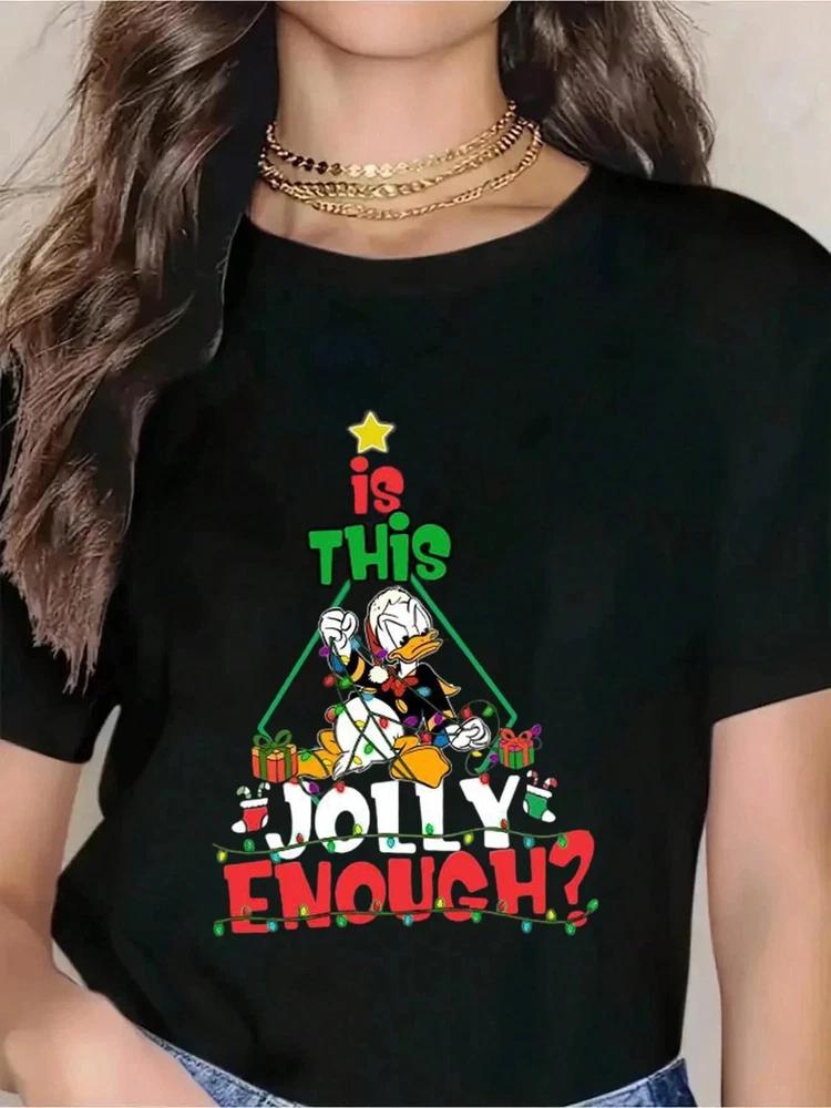 Merry Is This Jolly Enough Mouse T Shirt Santa Hat Unisex S