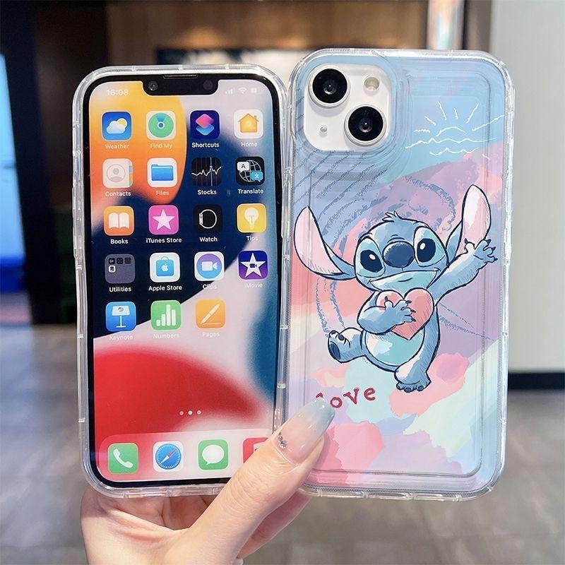 Cartoon Cute for Apple 13promax Mobile Phone Case Iphone14 Transparent 15 New Soft Case Silicone Airbag