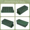 A25F-2 Pcs Floral Foam Cage Flower Holder with Floral Foam for Flowers Cage Bowl for Table Centerpiece Floral Arrangement
