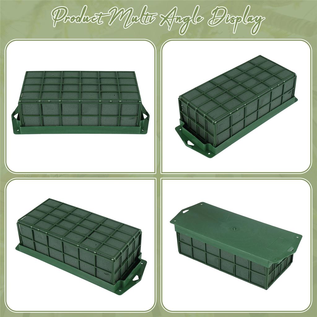 A25F-2 Pcs Floral Foam Cage Flower Holder with Floral Foam for Flowers Cage Bowl for Table Centerpiece Floral Arrangement