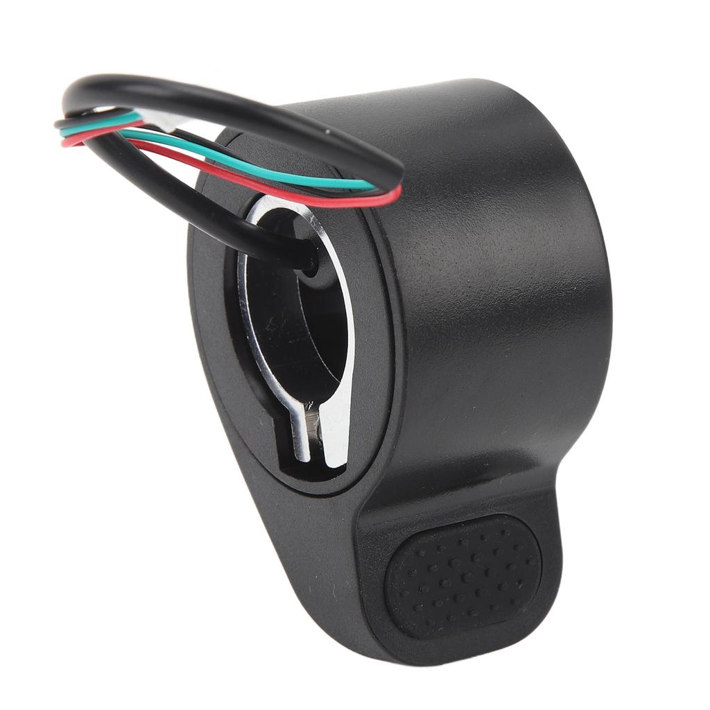 Manetka kciukowa do roweru elektrycznego, czarna, elastyczna, z wypukłymi paskami, akcelerator kciukowy palcowy do hulajnogi elektrycznej