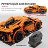491pcs City Racing Rückziehbarer Rennwagen Bausteine Geschwindigkeit Supersportwagen Fahrzeug Moc Steine Spielzeug für Kinder Geschenke
