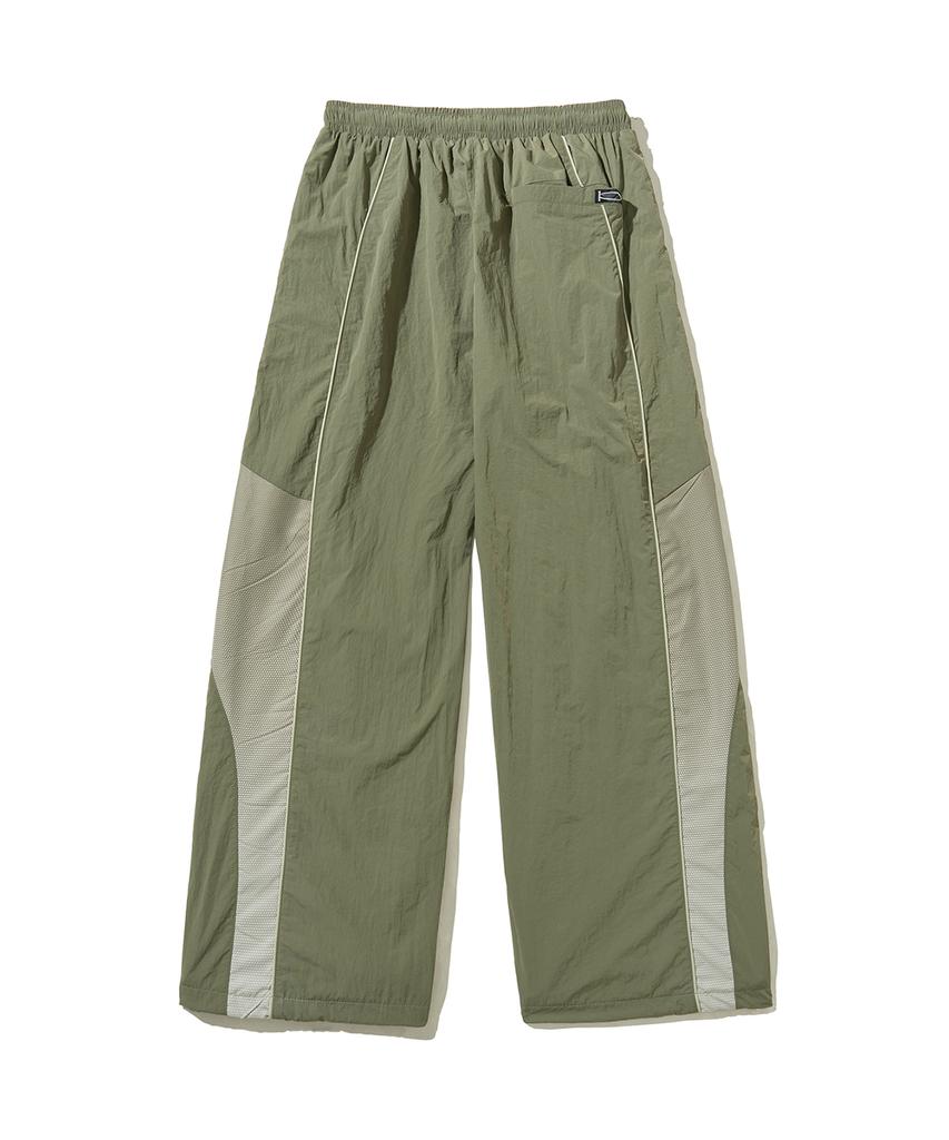 PHYPS MOTORCYCLE Speed Track Solid Nylon Pants Khaki