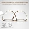 Ultra Lightweight Titanium Glasses Frame For Women Small Face Vintage Stylish Anti Blue Light Prescription Glasses Tea Color Oval Frame