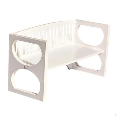 Dollhouse Accessories Decoration 1/12 Scale Sturdy Simulation Miniature Wooden Park Bench for
