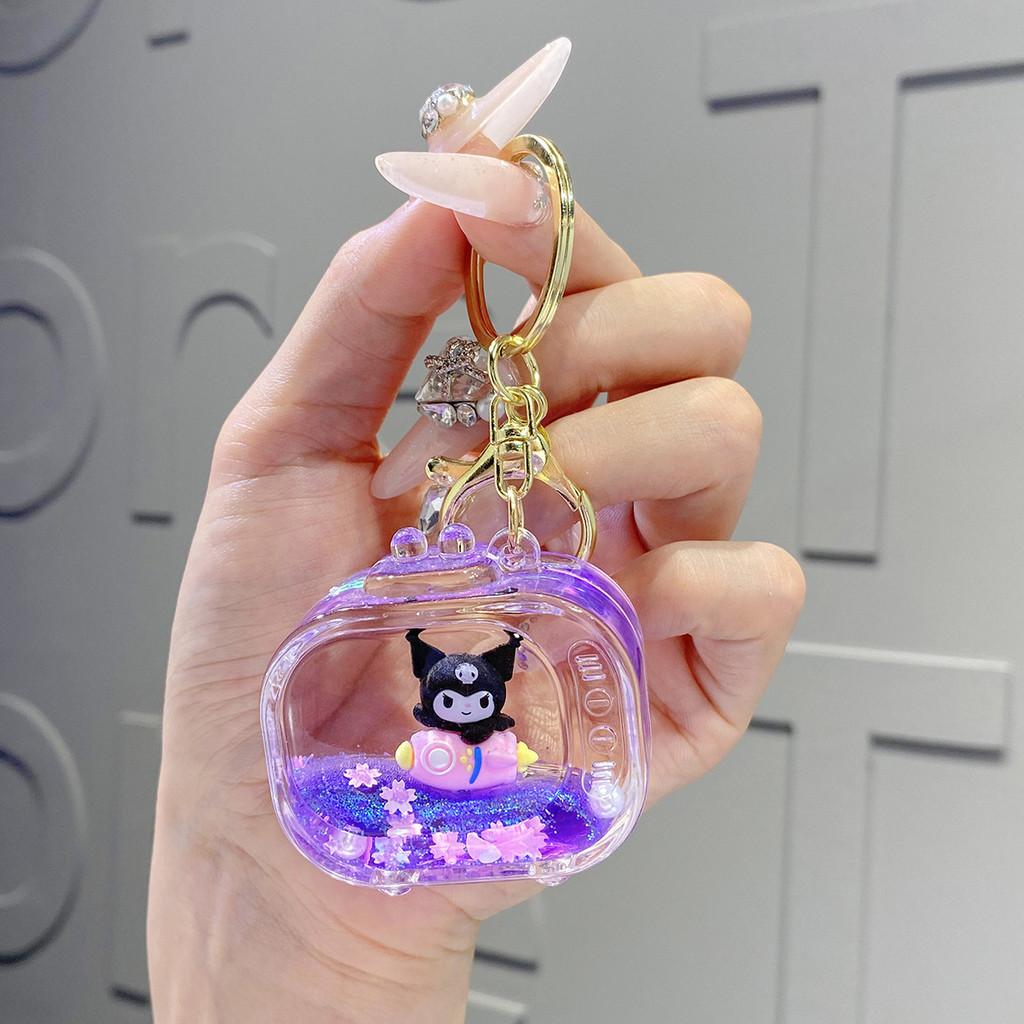 Liquid Eyecatching Acrylic Panda Keychain Trendy And Fun Gift For Friends Family And
