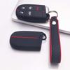Key Shell Cover for Jeep cherokee challenger charger durango 1500 2500 3500 grand journey with Keychain Anti-Scratch Guard Shockproof Protection