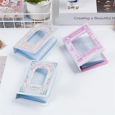 Álbum de fotos Instax de 3 pulgadas, soporte para tarjetas fotográficas, libro de colección de tarjetas de ídolos Kpop, 40 bolsillos para mini fotos Instax, álbum de fotos