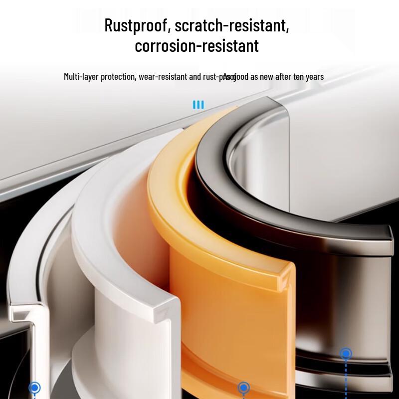 Yunshuang Multifunktionales Küchenarbeitsplatten-Aufbewahrungsregal