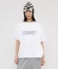 DEINET Star Trim Dyeing T-Shirts In White