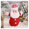 Christmas Knitted Candy Bag Plush Toy Present Pouch for Fruit Decor Xmas
