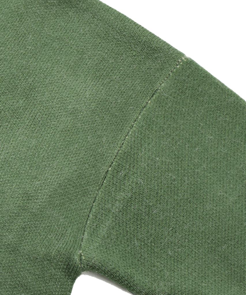 TRILLION Hairy Graphic Logo Oversized Jacquard Knit (Green)