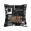 Printed Rod Wave Hip Hop Rapper Pillowcase Polyester Cushion Cover Decorative Singer Music Pillow Case Cover Home Zipper