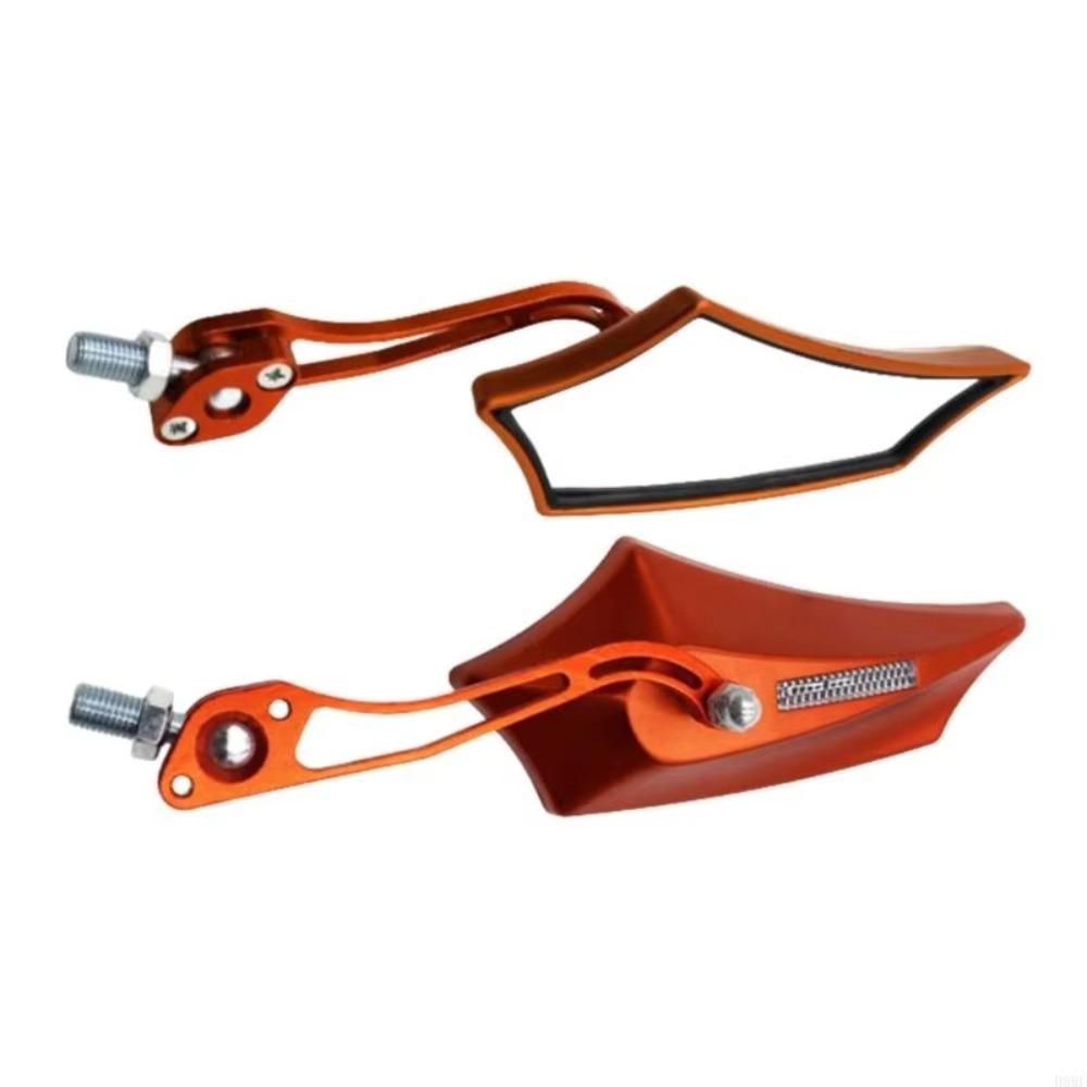 HD Glass Motorcycle Rearview Mirror 360 Degree Reversing Auxiliary Mirror  Car Observation