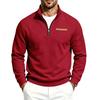 Men's Fleece Zip Up Sweatshirt Stand Collar Heavyweight Outdoor Casual Jacket