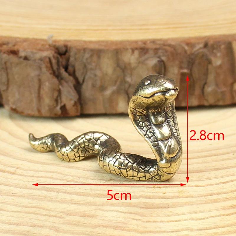 1PC Chinese New Year Ornament Sculpture Copper Miniatures Figurines Desk Decoration Pure Copper Animals Statue Ornament Home