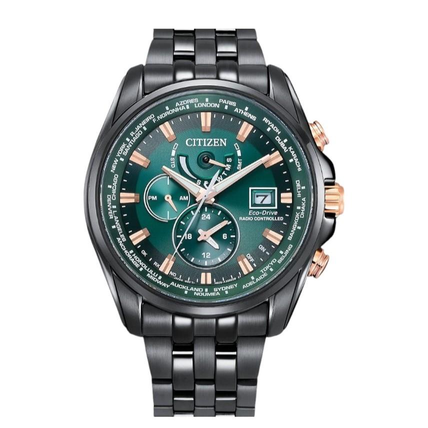 Citizen Promaster Radiostyrt Klokke med Grønn Skive AT9128-87X