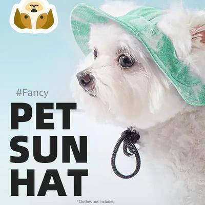 Baseballkappe, Hundemütze, Outdoor-Sportmütze, Haustiermütze mit Ohrlöchern, kleine Hunde, verstellbare Hunde-Sonnenschutzmütze für kleine und mittelgroße Hunde, zarter Schmuck